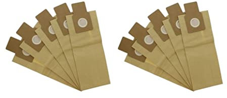 Utiz Confezione da 10 sacchetti di carta tipo U-2E U20E U20AB per aspirapolvere Panasonic Upright MC40 MC50 MCE450 serie aspirapolvere aspirapolvere aspirapolvere