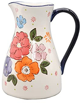 GRFIT Jarra 67.6 OZ HERQUILACIÓN FRÍA HOGAR Alta Temperatura Resistente a la Tarifa Gran Capacidad Cerámica Hervidor de cerámica Jarrón Multiusos Jarra de Agua