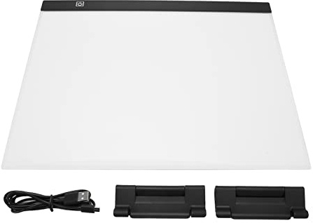 Scatola Luminosa da Tracciamento, Lavagna Luminosa Formato A3 37 Perline LED Multiuso per la Pittura