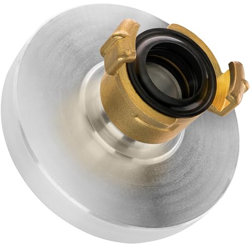 Poppstar Acoplamiento C-Storz C-52 Acoplamiento fijo 1 pulgada rosca exterior, racor para bomberos de aluminio