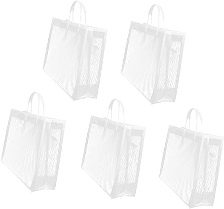 HAPINARY 5stücke Wiederverwendbare Geschenktasche Geschenkbeutel Wiederverwendbar Mit Griff Geschenkverpackungstaschen Aus Hochwertigen Materialien Tragbare Einkaufstasche Für Alltag Und