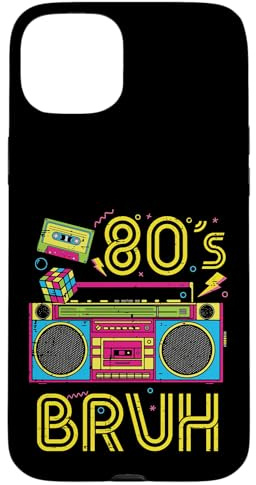 Bruh Boombox Radio stéréo rétro années 80 pour Hommes, Femmes, Enfants Coque pour iPhone 15 Plus