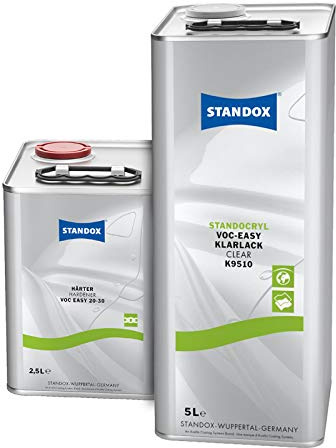 STANDOX STANDOCRYL VOC EASY Klarlack K9510 Set 7,5 Liter *02086101/S
