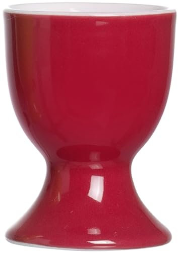 Ritzenhoff & Breker Doppio Eierbecher, Ei Becher, Eierhalter, Geschirr, Porzellan, Rot, 5 cm, 515596