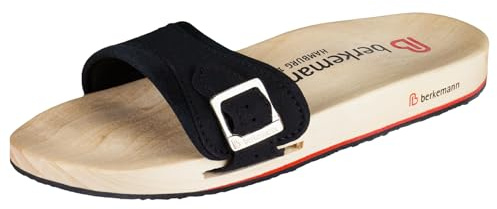 Berkemann Unisex toalettpantoletter, svart - 38 EU