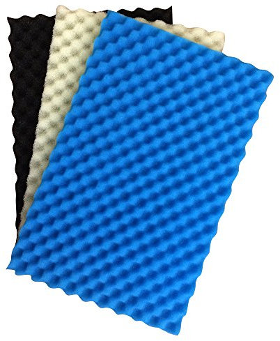 Finest-Filters Pond Foam Filter Media Pack (Set of 3) 17 x 11 Coarse, Medium and Fine.