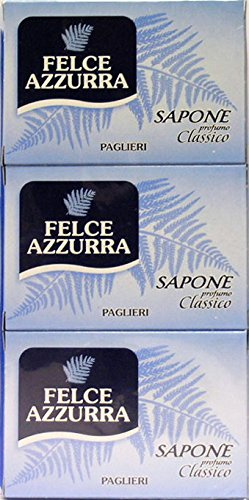 12 x Felce Azzurra Seife, klassischer Duft, 300 g