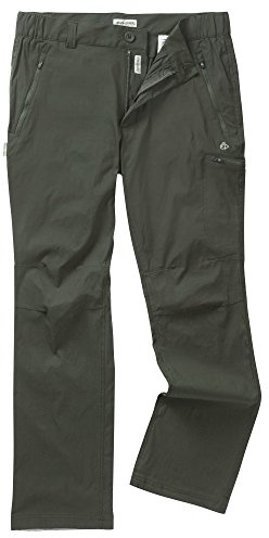 Craghoppers Mens Kiwi Pro Stretch Trousers Dark Khaki 38 Regular Leg