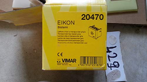 Vimar Serie Eikon – Lettore chiave transponder Grigio