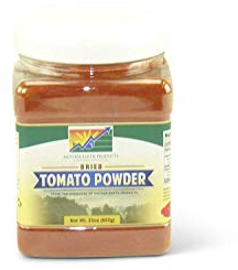 Mother Earth Products Dried Tomato Powder, Quart Jar, 20 Oz