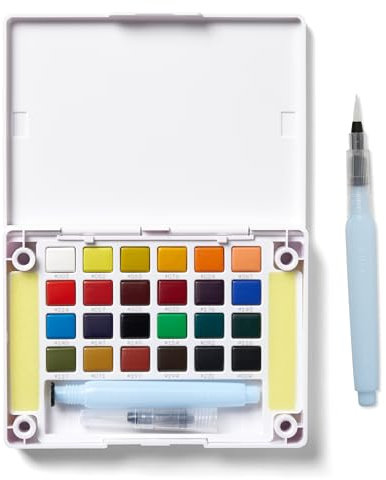 KOI Watercolors Field Box Set of 24 Colors