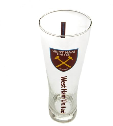 West Ham Grand verre à bière officiel – Multicolore