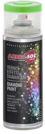 Ambro-Sol V400DIAM5 Enamel / Varnish Special Diamond Finishes, Grün, 400 ml