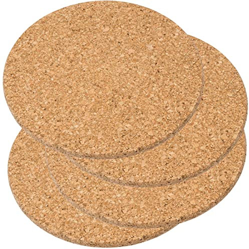 VanAnderen 4er Set Topfuntersetzer aus Kork 19 cm Durchmesser, feinste Verarbeitung, hohe Qualität