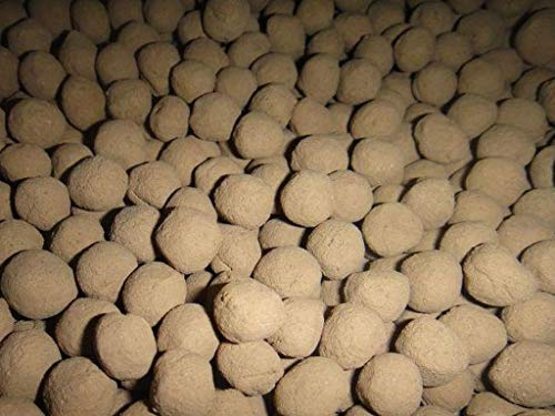 waterworld-berlin 250 Stück Nano Lehm Düngekugeln/Pflanzendünger/Bodenzusatz TOP Pflanzenwuchs im Aquarium Bodendünger Eisendünger behandelt z. B. für Amazonas Größe ca. 0,8 cm Durchmesser
