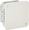 Kopp 341204008 Boîte de dérivation encastrée en matière Isolante avec Cache 80 x 80 x 50 mm, Blanc