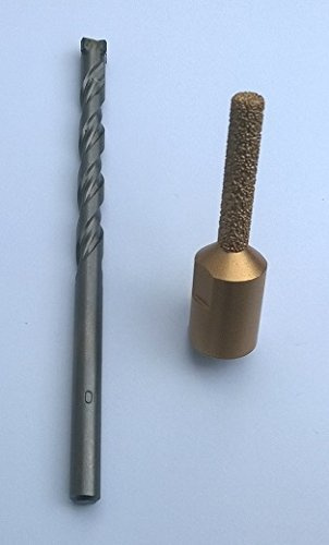 Morta Sortas Diamond Coated Mortar Rake 8mm x 45mm Crosshead TCT Tipped Masonry Drill