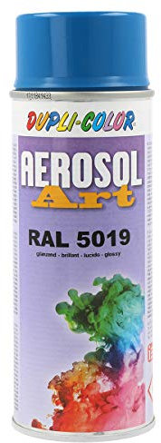 Dupli-Color Aerosol Art Lackspray Graffiti Dose - wetterfest, lichtecht und UV-beständig - Graffiti-Spray 400ml, capriblau RAL 5019