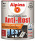 Alpina Metallschutzlack matt – Rot – Anti-Rost-Lack für einen Langzeit-Korrosionsschutz – Witterungs- und UV-beständig – 2,5L