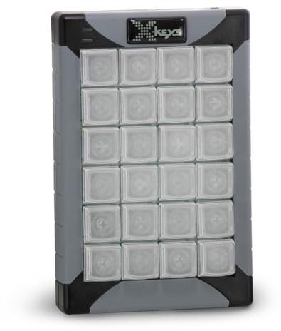 X-keys Programmierbare Tastaturen und Tastaturen (24 Tasten, XK-24)