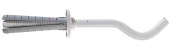 Fischer TF 7/100 B Mensola per Termosifone, Radiatore in Ghisa, per Fissaggio a Muro, 2 Staffe con Tasselli a Percussione per Confezione, 501088