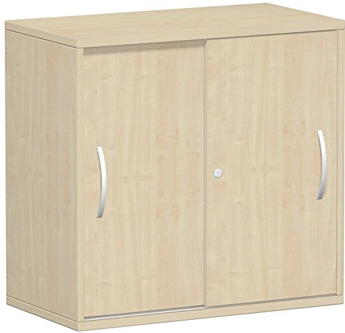 Gera Möbel Schranksystem Flex Schiebetürenschrank, Holzdekor, ahorn/ahorn, 80 x 42.5 x 79.8 cm