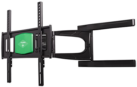 Hama TV-Wandhalterung Fullmotion (2 Arme) neigbar, schwenkbar (vollbeweglich), für 81-142cm Diagonale (32-56 Zoll), für max. 25 kg, VESA bis 400 x 400, schwarz