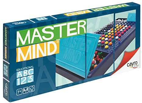 Cayro - Master Mind - + 7 Ans - Devinez Le Code Secret - Jeu De Société pour Enfants Et Adultes - Allie Stratégie Et Logique - Idéal pour 2 Joueurs