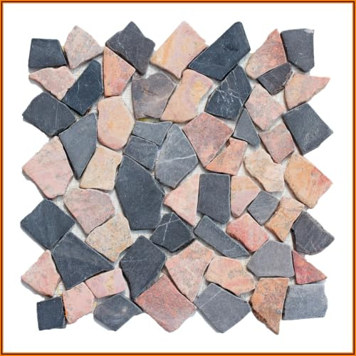M-1-007 - 1 m² = 11 Fliesen - Naturstein Marmor Bruchstein Mosaikfliesen Lager Verkauf Stein-Mosaik Herne NRW