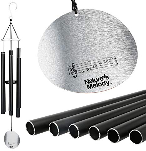 NATURE'S AT36BK MELODY - Aureole Tunes Klangspiel ca. 36 Zoll/ca. 91 cm, schwarz