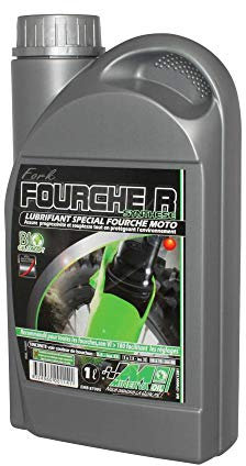 OLIO FORCELLA-AMMORTIZZATORE MINERVA MOTO ---SINTETICO R BIO 10 A 15W (1L) (100% MADE IN FRANCIA)