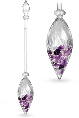 VitaJuwel VINO | Edelsteinphiole mit Amethyst & Bergkristall zur Vitalisierung von Wein