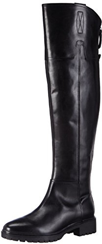 Geox D Peaceful G, Stivali, Donna, Nero (Black), 35