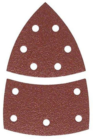 Bosch Accessories 2609256A66 Feuilles abrasives pour Ponceuses Multi 102 x 62,93 Nombre de trous 11 Grain 240 Lot de 10 feuilles