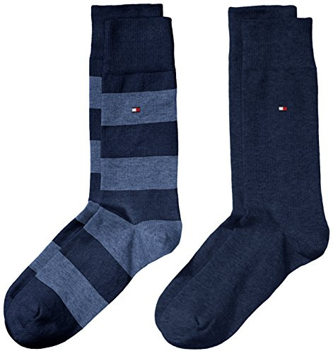 Tommy Hilfiger Homme Classic Chaussettes, Bleu (Jeans 356), 43-46 EU