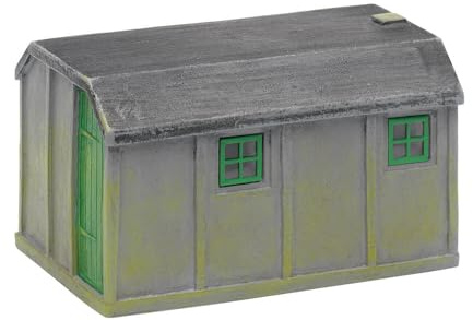Hornby R9512 Skaledale 00 Gauge Concrete Plate Layers Hut,Grey,35 x 53 mm | Model Railway Accessories, Miniature Diorama Scenery for Hornby Train Sets, Lifelike Building Models, Scale 1:76