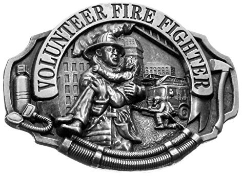 Piratenladen Buckle Freiwillige Feuerwehr, Firefighter, Gürtelschnalle