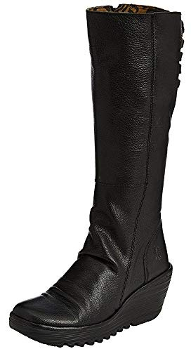 Fly London Yust, Botas Altas Mujer, Black 029, 37 EU