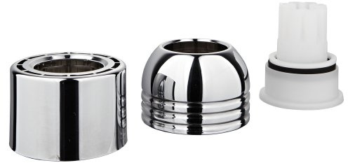 GROHE Abgangsstutzen (Original Ersatzteil, Langlebig, Robust, Herstellergarantie: 5 Jahre), Chrom, 43342000