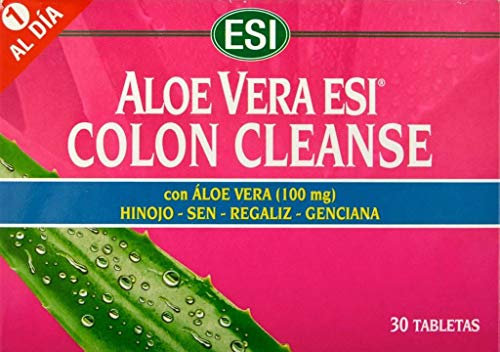 Colon Cleanse Lax Day de ESI | Complemento alimenticio en tabletas para el tránsito intestinal | Con aloe vera, sen, cáscara sagrada y malva