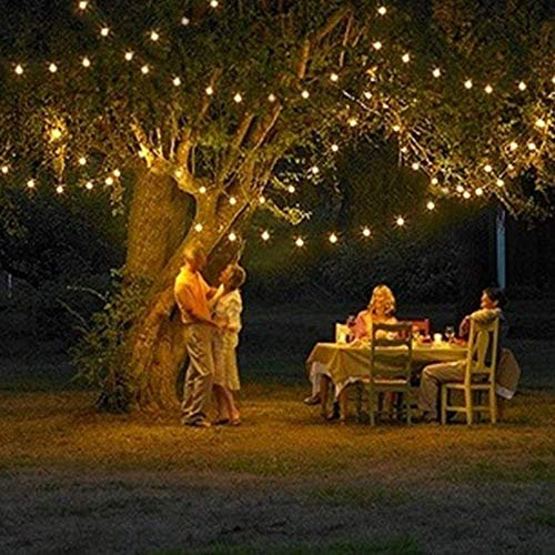 CYBERNOVA 12 m di lunghezza 100 a energia solare Luce natalizia LED, di colore (bianco caldo) per il partito e di natale