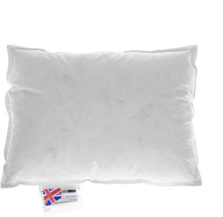 Homescapes Kissenfüllung, 30 x 40 cm, kleines Füllkissen mit 100% Gänsefeder- und Daunen-Füllung, Federkissen, ideal als Schlafkissen oder als Füllung für Sofakissen/Zierkissen