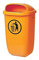 Sulo 1052434 Abfallbehälter 50l Kunststoff orange H650xB395xT250mm mit Regenhaube