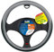 Lampa 33067 Club, coprivolante in Skeentex - M - Ø 37/39 cm - Nero/Grigio