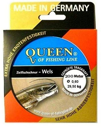Queen of Fishing Line Zielfisch-Schnur Wels 0,60mm 29,5kg 200m