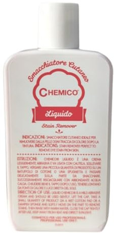 Smacchiatore Chemico Liquido per Capelli Rimozione Tintura 250 ml