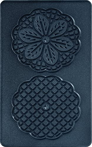 Tefal Coffret Snack Collection - 2 Plaques pour appareil croque monsieur | Accessoire compatible avec machine croque monsieur Snack Collection et Snack Time - Inclut 2 plaques et livre de recettes