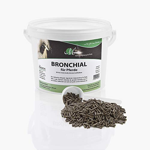MIGOCKI BRONCHIAL für Pferde - Ergänzungsfuttermittel - Atemwegskräuter - pelletiert 1,5 kg