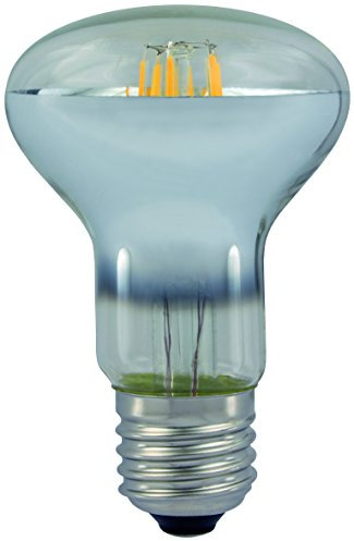 AdLuminis LED Reflektor-Lampe R63 E27 Fassung, klar, 4W, 380 Lumen, Energiesparlampe ersetzt Glühlampe 35W, Energieklasse F