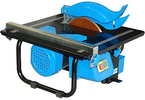 Güde Fliesenschneider GF 180 (230 V, 600 W, 2950 1/min, 18 cm Scheiben-Ø, 3,4/2,5 cm Schnitthöhe (90°/45°), Arbeitstisch 33x36 cm, Diagonalschneidlehre, Parallelanschlag, inkl. Diamanttrennscheibe)